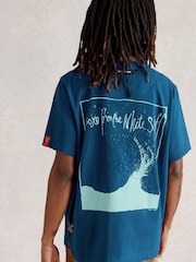 White Stuff Blue Pocket 100% Cotton T-Shirt - Image 2 of 7