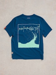White Stuff Blue Pocket 100% Cotton T-Shirt - Image 5 of 7