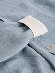 White Stuff Blue Keswick Shirt - Image 7 of 7