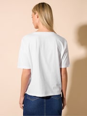 Star by Julien MacDonald White 100% Cotton Eyelet Top - Image 2 of 9