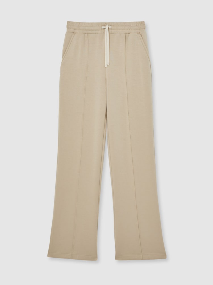 Reiss Sage Green Ronnie Interlock Pintuck Drawstring Joggers - Image 2 of 6
