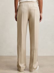 Reiss Sage Green Ronnie Interlock Pintuck Drawstring Joggers - Image 5 of 6