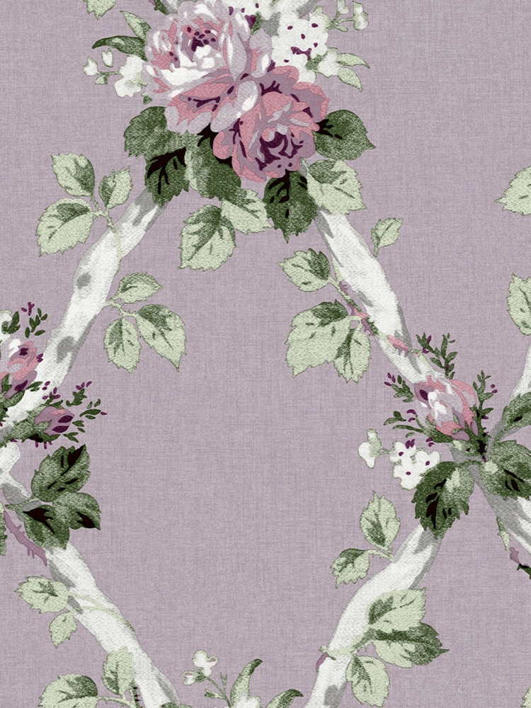 Laura Ashley Grape Elwyn A4 Wallpaper Sample - Image 2 of 3