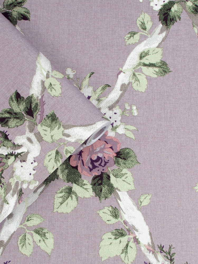 Laura Ashley Grape Elwyn A4 Wallpaper Sample - Image 3 of 3