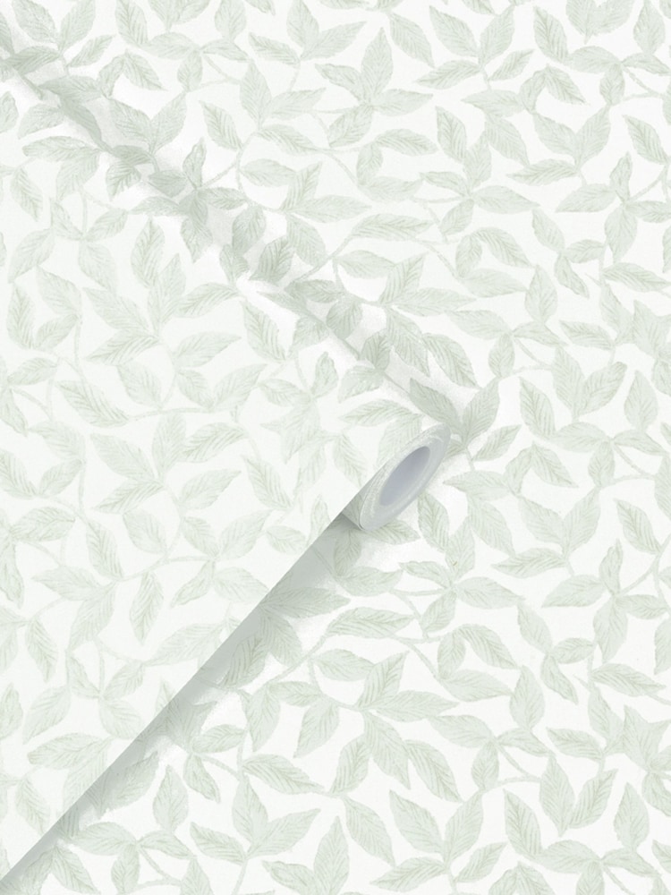 Laura Ashley Eau De Nil Erwood Pale A4 Wallpaper Sample - Image 3 of 3