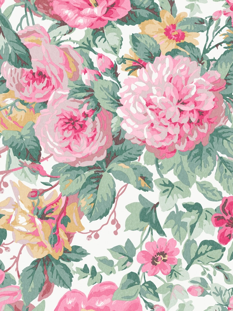 Laura Ashley Rose Aveline Rose A4 Wallpaper Sample - Image 2 of 3