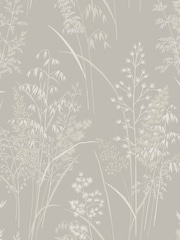 Taupe Leaf Sprigs A4 Wallpaper Sample - Image 2 of 3