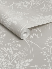 Taupe Leaf Sprigs A4 Wallpaper Sample - Image 3 of 3