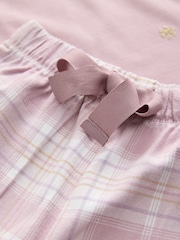 Lilac Purple Polar Bear Woven Bottom Pyjamas 1 Pack (3-16yrs) - Image 8 of 8