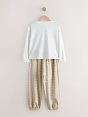 Oso neutro - Pack de 2 pijamas con pantalón tejido a cuadros (3-16 años) - Imagen 10 de 12