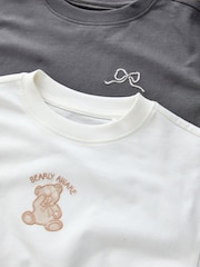 Oso neutro - Pack de 2 pijamas con pantalón tejido a cuadros (3-16 años) - Imagen 11 de 12