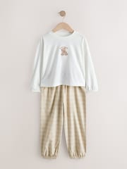 Oso neutro - Pack de 2 pijamas con pantalón tejido a cuadros (3-16 años) - Imagen 8 de 12