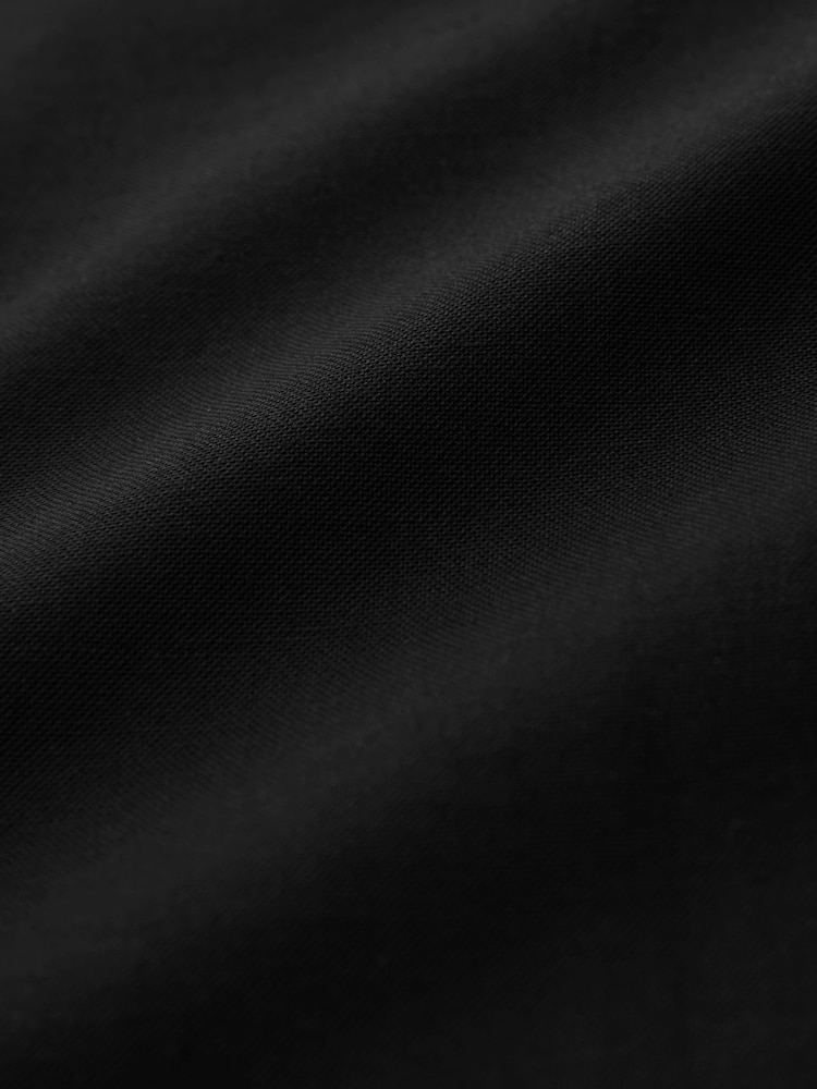 Black Logo Short Sleeve Cotton Rich Oxford Shirt (3-16yrs) - Image 4 of 4