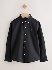 Preto - Camisa Oxford (3-16anos) - Imagem 1 de 4