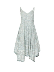 Yours Curve Green Hankyhem Border Dress - Image 5 of 5