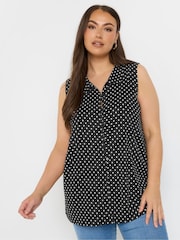 Yours Curve Jersey Button Shirt - Bild 1 von 5