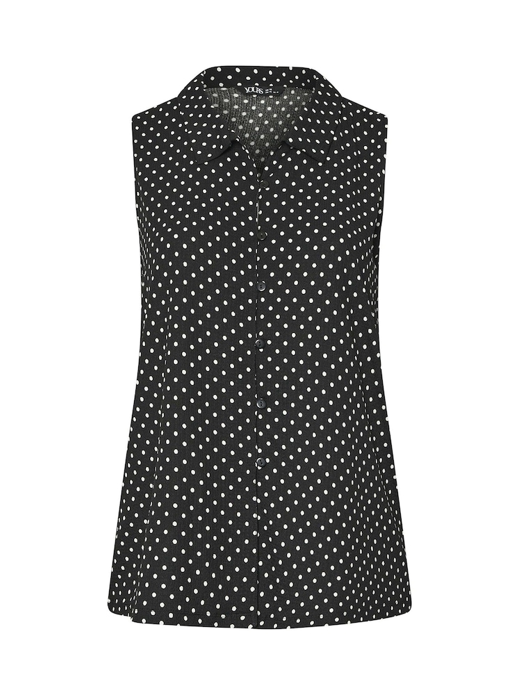 Yours Curve Jersey Button Shirt - Bild 5 von 5