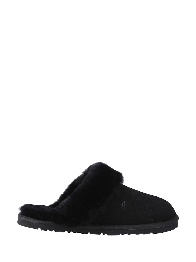 Hush Puppies Samantha Black Mules Slippers - Image 1 of 4