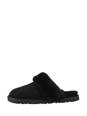 Hush Puppies Samantha Black Mules Slippers - Image 2 of 4