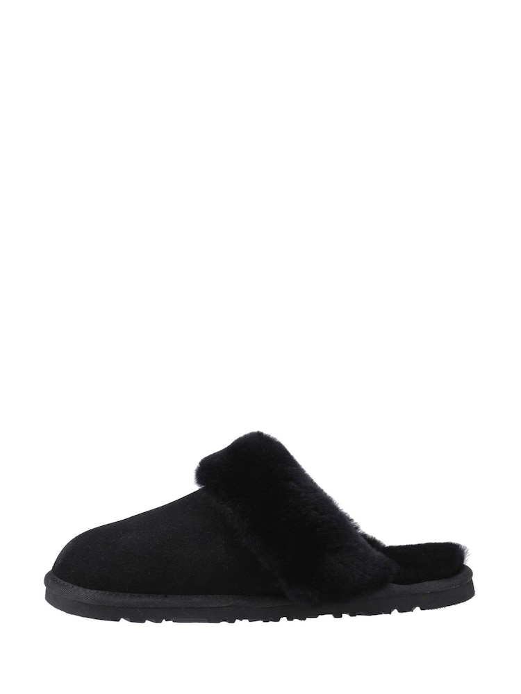 Hush Puppies Samantha Black Mules Slippers - Image 2 of 4