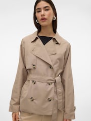 короткий тренч с поясом VERO MODA - Image 3 of 4