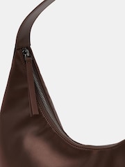 Hush Brown Satin Scoop Tote Bag - Image 3 of 4