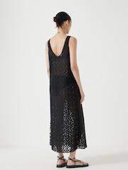 Hush Black Embroidered Sleeveless Floral Dress - Image 2 of 5
