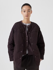 Hush Lilac/Purple Anya Reversible Quilted Liner Jacket - Image 2 of 7