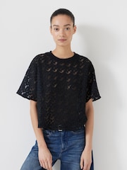 T-shirt à fleurs brodé Hush - Image 1 of 5