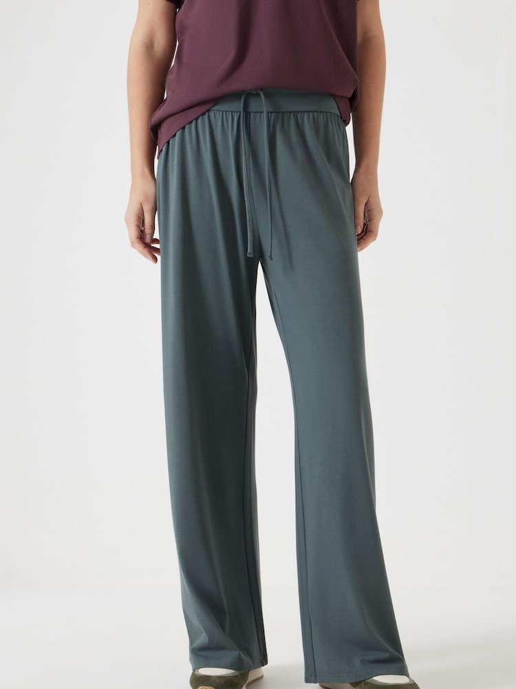 Hush Green Amie Wide Leg Joggers - Image 2 of 5