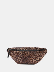 Hush Animal Leopard Print Satin Cross-Body Bag - Image 1 of 5
