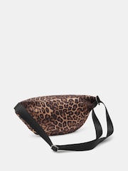 Hush Animal Leopard Print Satin Cross-Body Bag - Image 2 of 5