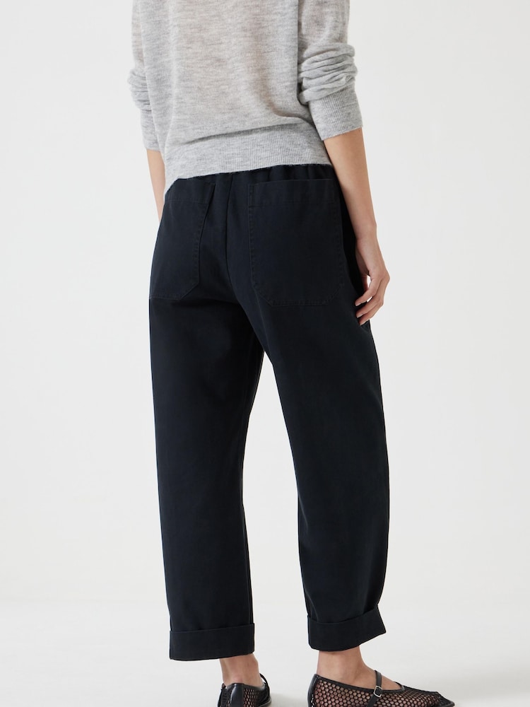 Hush Black Jack Barrel Leg Pull On Trousers - Image 3 of 5