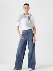 Hush Blue Agnes Wide Leg Jeans - Image 2 of 5