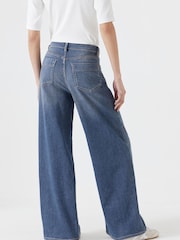 Hush Blue Agnes Wide Leg Jeans - Image 4 of 5