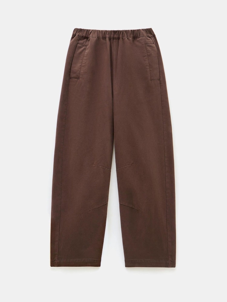 Braun - Hush Jack Barrel Leg Pull On Trousers - Bild 5 von 5 Braun - Hush Jack Barrel Leg Pull On Trousers - Bild 5 von 5