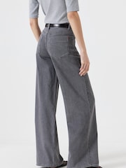 Hush Grey Nessa Wide Leg Jeans - Image 4 of 5