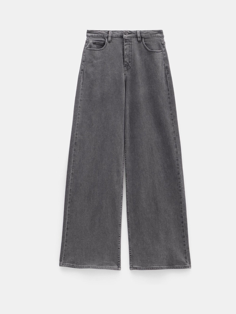 Hush Grey Nessa Wide Leg Jeans - Image 5 of 5