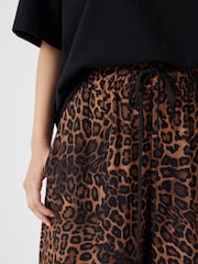 Hush Animal Print Petunia Wide Leg Grey Trousers - Image 4 of 5