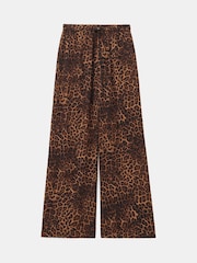 Hush Animal Print Petunia Wide Leg Grey Trousers - Image 5 of 5