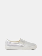 Hush Silver Gili Slip On Trainers - Image 3 of 5