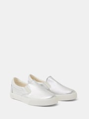 Hush Silver Gili Slip On Trainers - Image 4 of 5