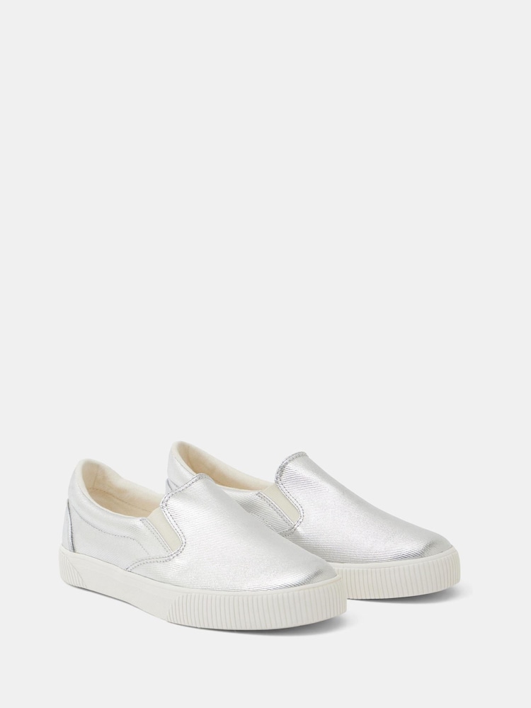 Hush Silver Gili Slip On Trainers - Image 4 of 5