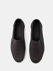 Hush Grey Gili Satin Slip On Trainers - Image 7 of 7