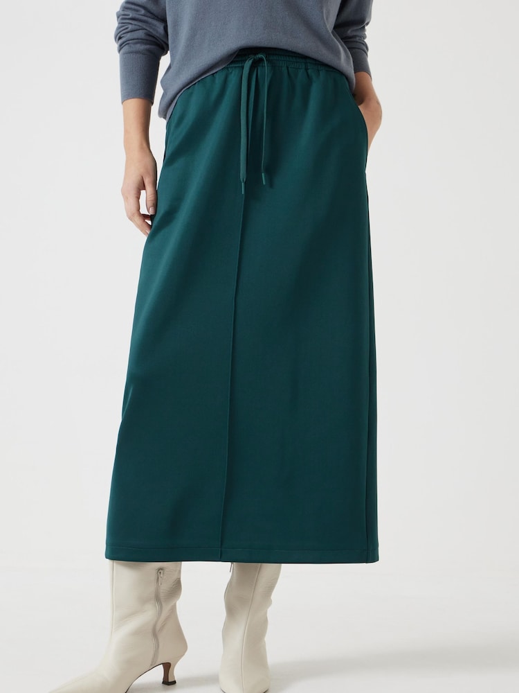 Hush Green Harrison Pintuck Jersey Skirt - Image 2 of 5