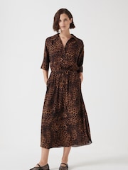 Hush Animal Printed Short Sleeve Dress - Image 1 of 5