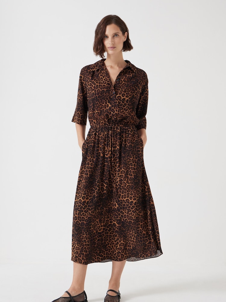 Hush Animal Printed Short Sleeve Dress - Image 1 of 5