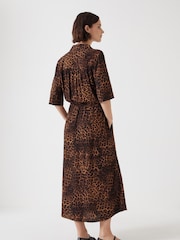 Hush Animal Printed Short Sleeve Dress - Image 3 of 5