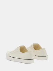 Hush Cream Light Finley Canvas Trainers - Image 3 of 5