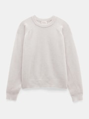 Hush Cream Jasmine Cashmere Rib Detail Jumper - Image 5 of 5